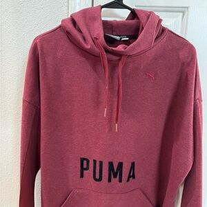 PUMA Women’s Burgundy Hoodie Sweater